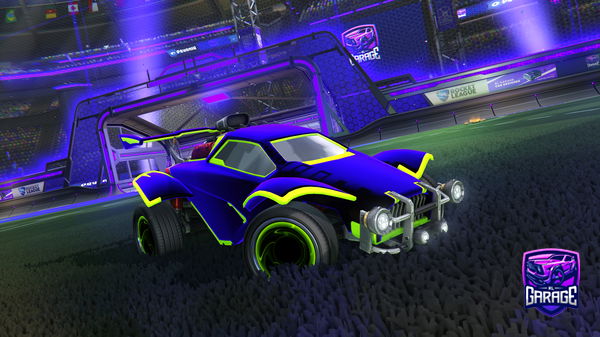 A Rocket League car design from Carli9