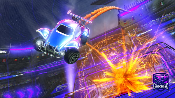 A Rocket League car design from Peabake