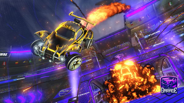 A Rocket League car design from BLOOZE_CLASSIX