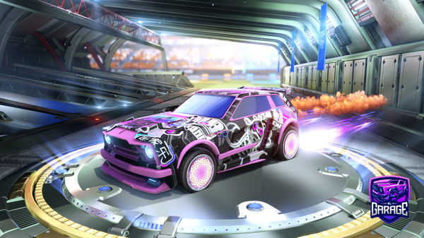 A Rocket League car design from del1rium