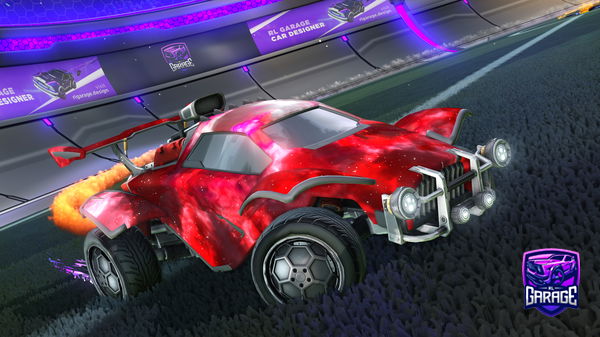 A Rocket League car design from MrWoodTTV