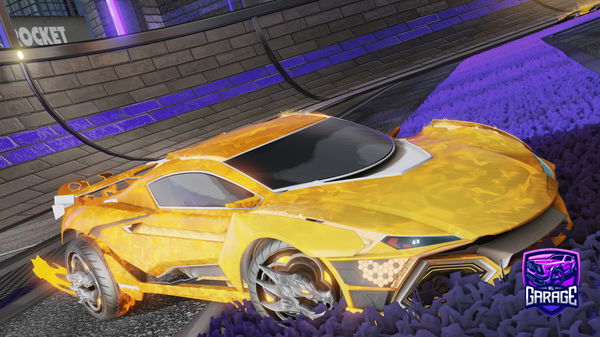 A Rocket League car design from Jedeepblue