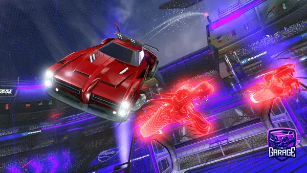 A Rocket League car design from vtrixss