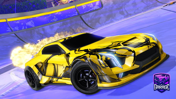 A Rocket League car design from Puffy_Panther