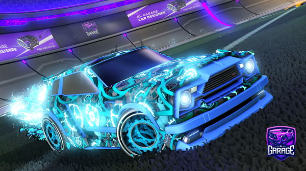 A Rocket League car design from Synxty