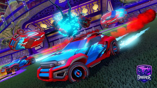 A Rocket League car design from Mhammed343