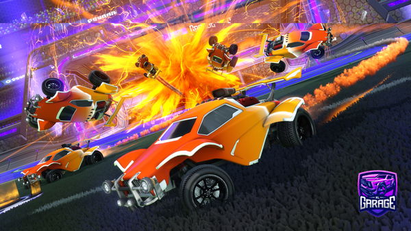 A Rocket League car design from hq7r