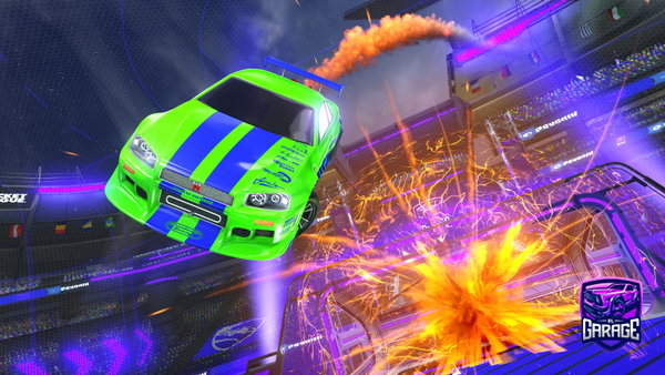 A Rocket League car design from El_Gost_pro7