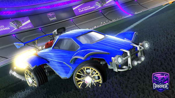 A Rocket League car design from Da_eevee