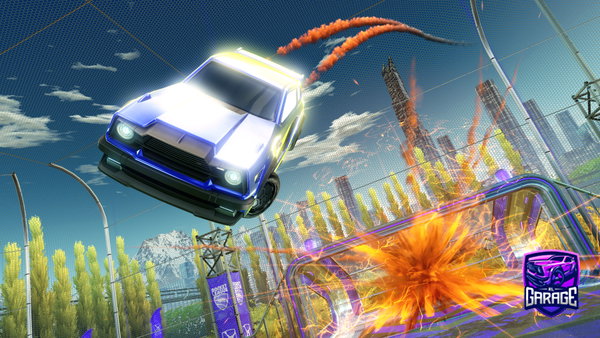 A Rocket League car design from Tainee1