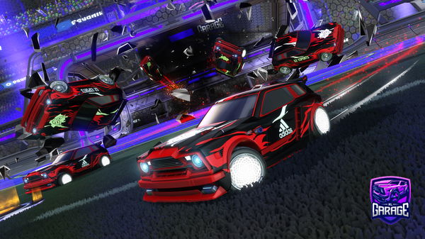 A Rocket League car design from Wyllige