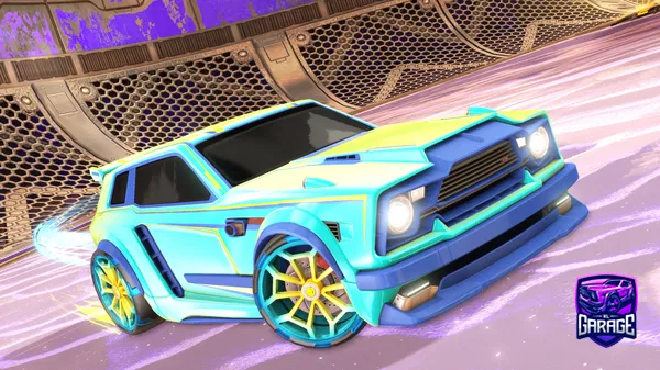 A Rocket League car design from MrCheezy
