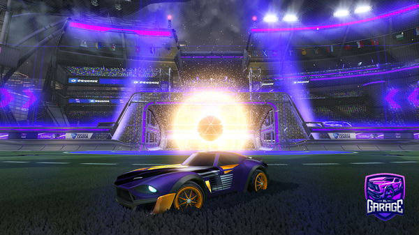 A Rocket League car design from carbonario