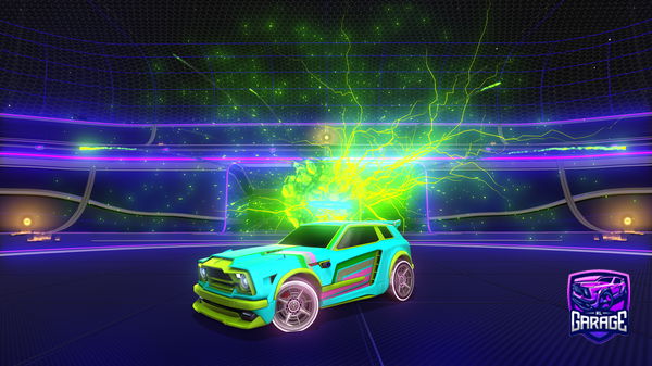 A Rocket League car design from satjre