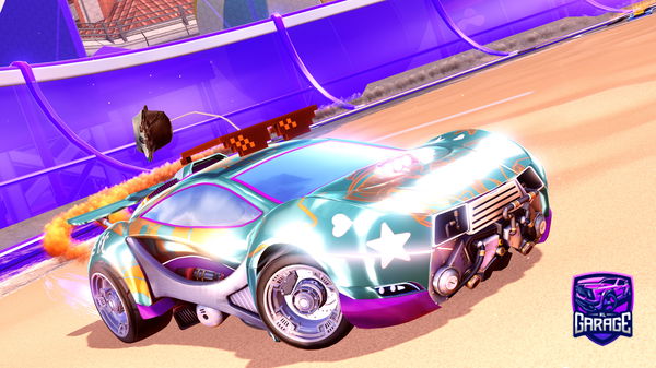 A Rocket League car design from seltomegath