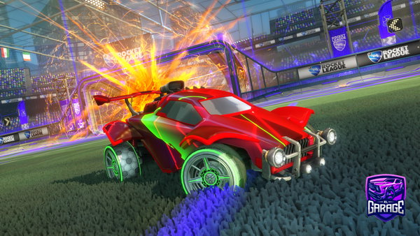 A Rocket League car design from Fan-134