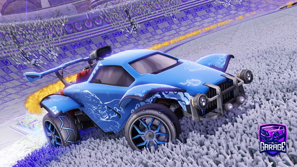 A Rocket League car design from galaxica