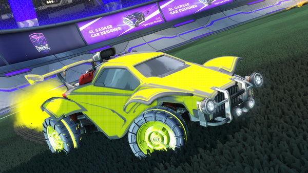 A Rocket League car design from est-oc31