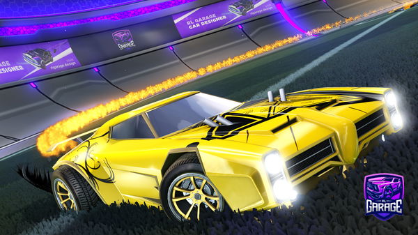 A Rocket League car design from JWBACON2012