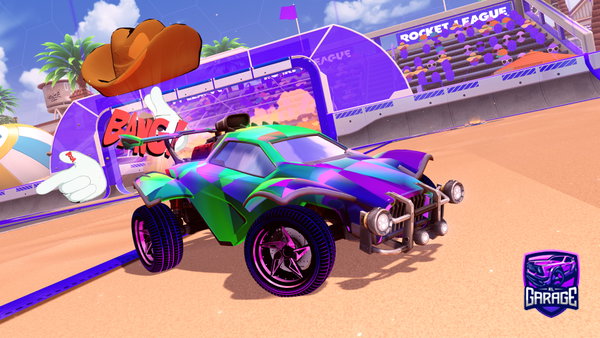A Rocket League car design from kuchidiver