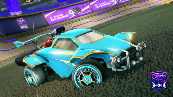 A Rocket League car design from daddydolf