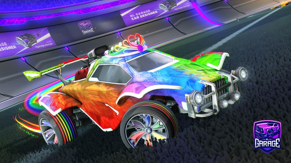 A Rocket League car design from KittyKattGaming