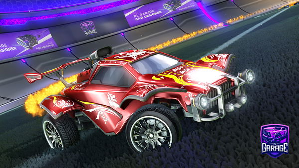 A Rocket League car design from Mjgoeke
