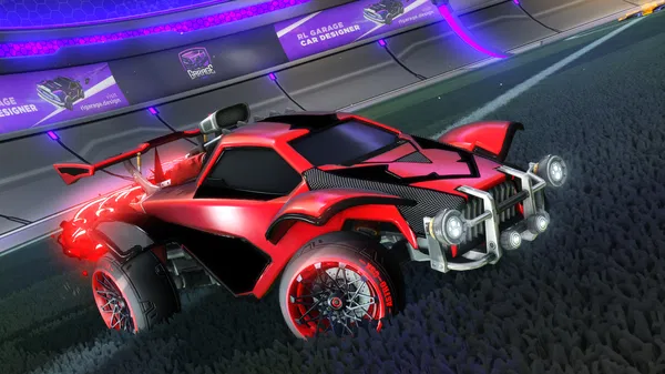 A Rocket League car design from SynthoWave