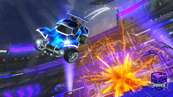 A Rocket League car design from floofdefloofdefloof