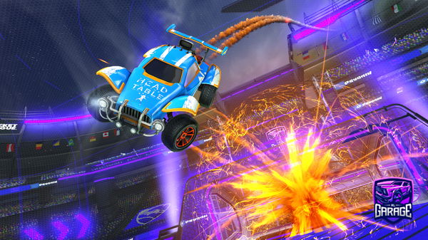 A Rocket League car design from kaktusekpl5