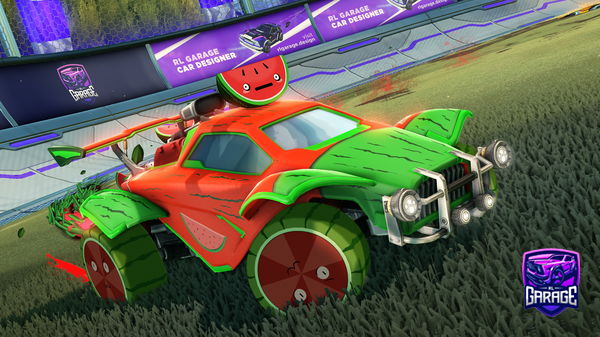 A Rocket League car design from randomzguy