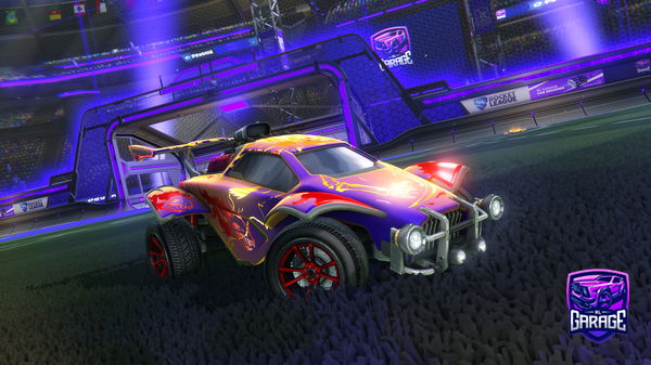 A Rocket League car design from AdriHellezz