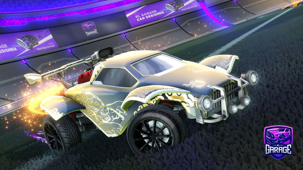 A Rocket League car design from KoiKing7