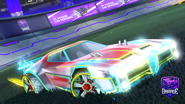 A Rocket League car design from Men69420