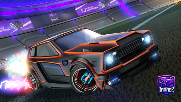 A Rocket League car design from Noodle_