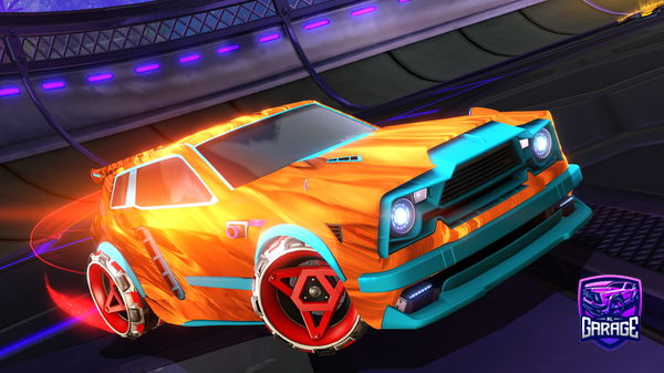 A Rocket League car design from plusPro718