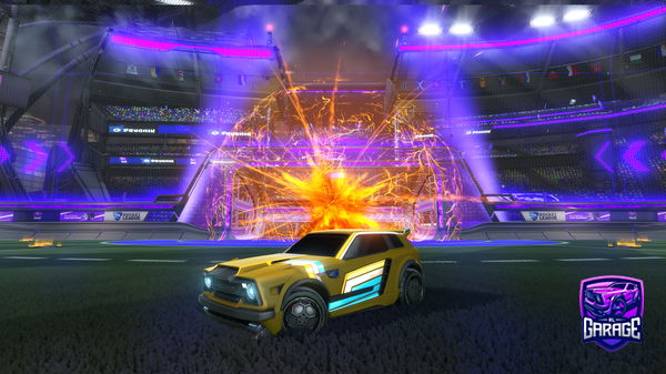 A Rocket League car design from BlossomedXD