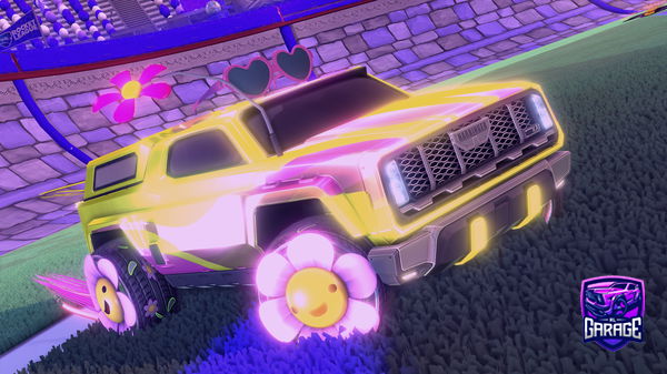 A Rocket League car design from thisismiek