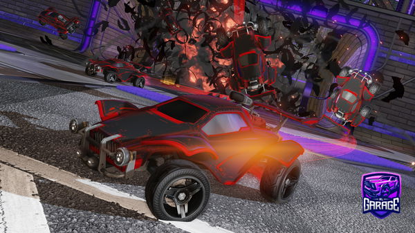 A Rocket League car design from RuffyTraid