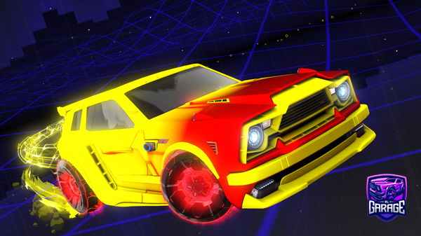 A Rocket League car design from AntonKatsif