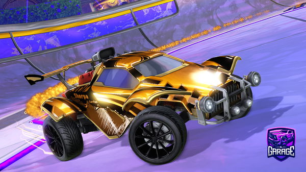 A Rocket League car design from Capybara_RL