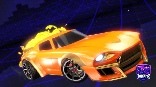 A Rocket League car design from vooza17