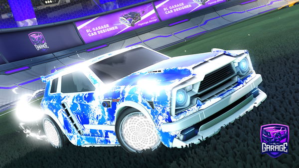 A Rocket League car design from DayTooSweaty