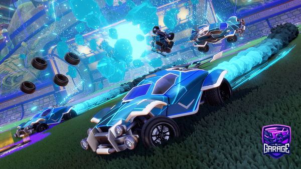 A Rocket League car design from Cursive04