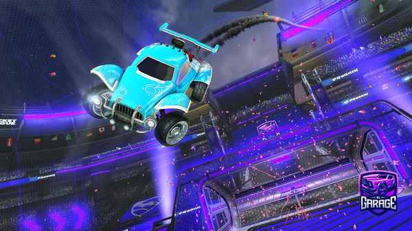 A Rocket League car design from gihzy