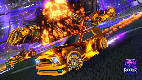 A Rocket League car design from Sound_HiiiGh