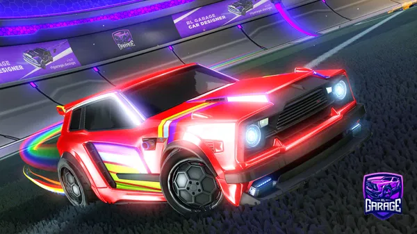 A Rocket League car design from reflexist