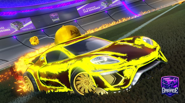 A Rocket League car design from Haid590