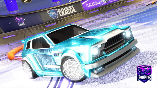 A Rocket League car design from KitOver