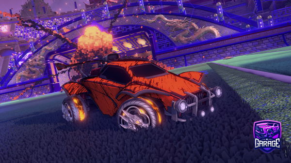 A Rocket League car design from ItsKk